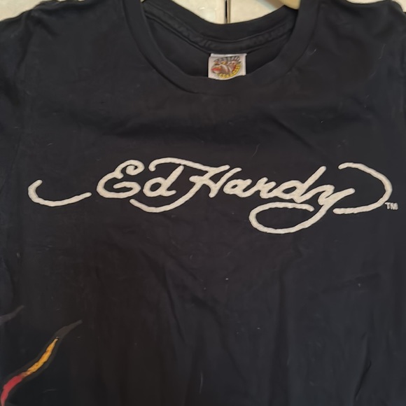 Vintage Ed Hardy black graphic tee - Picture 5 of 6